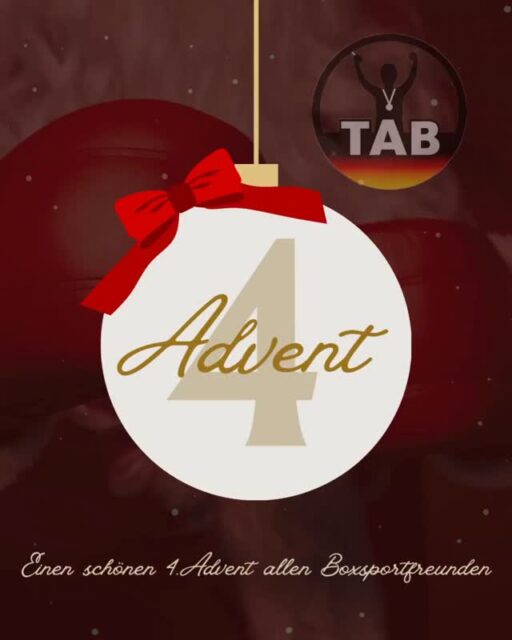 Liebe Boxsportfreunde, wir wünschen euch allen entspannte Feiertage. Bleibt gesund, fit und genießt die Pause. 

Bis im neuen Jahr. 
#Boxsportfreunde